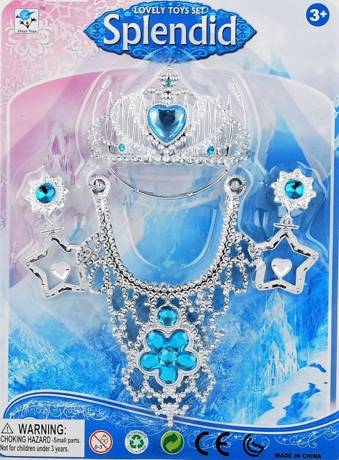 Children's Jewelry Set with Crown