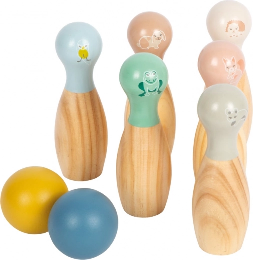 Small Foot дървени кегли Garden Buddies