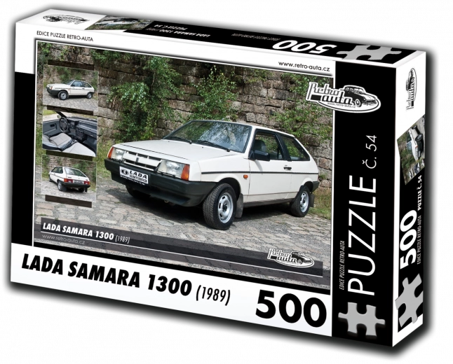 Retro-cars puzzle Lada Samara 1300 (1989) 500 pieces