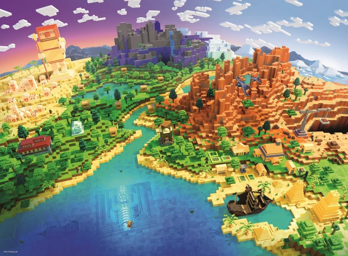 Пъзел Minecraft 500 части от Ravensburger