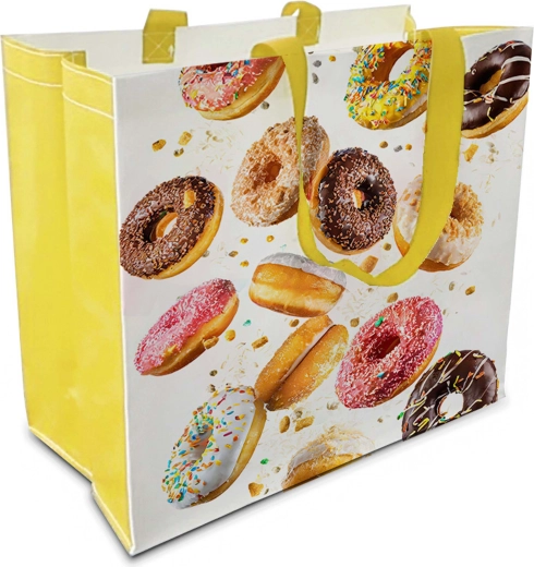 Пазарска чанта Donuts 43 × 37 × 21,5 см