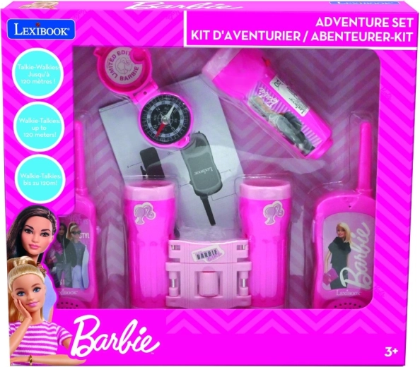 Приключенски комплект Barbie с уоки-токита, бинокъл, фенерче и компас