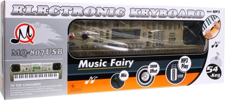Keys with Learning Mode and Microphone for Kids