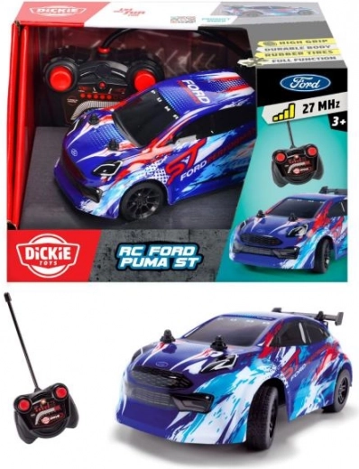 Dickie RC car Ford Puma ST remote-controlled 27 MHz 1:28 15 cm