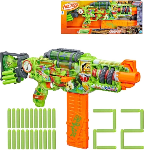 Hasbro Nerf Zombie Corrupter бластер с 22 стрелички
