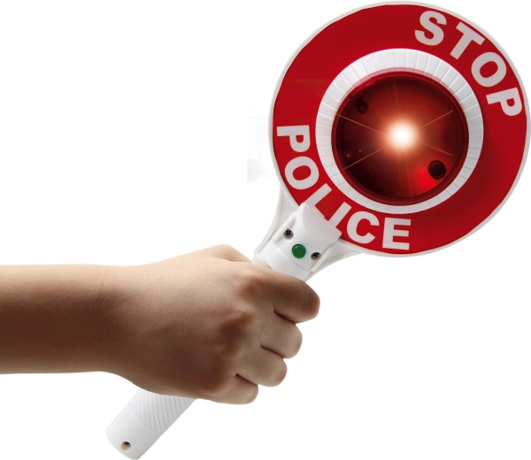 Integrated light controlled by a button