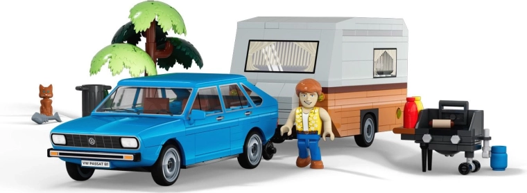 Camping scene and figures for a story