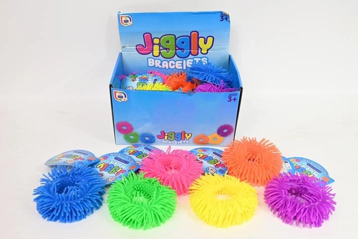 Мек еластичен сензорен гривна Jiggly с релефни издатини