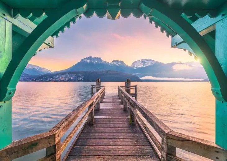Puzzle RAVENSBURGER Lake Annecy 1000 pieces