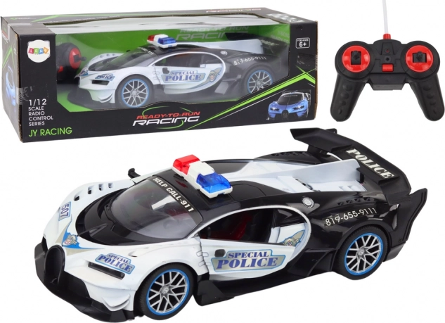 RC полицейска кола 1:12 бяла