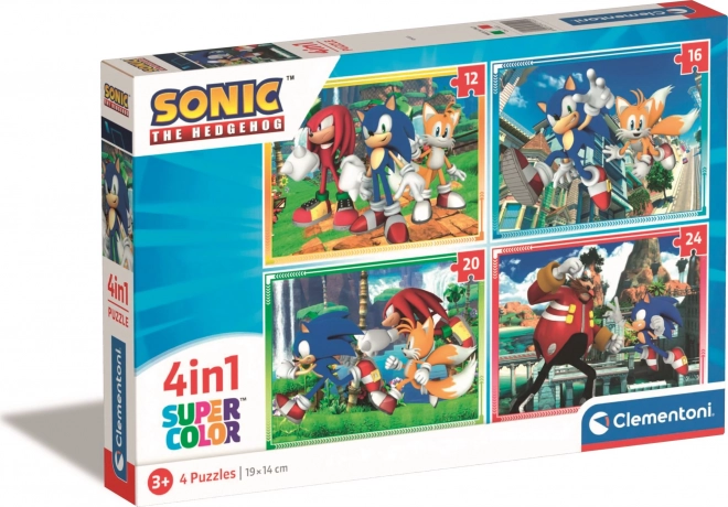 Пъзел 4 в 1 SONIC