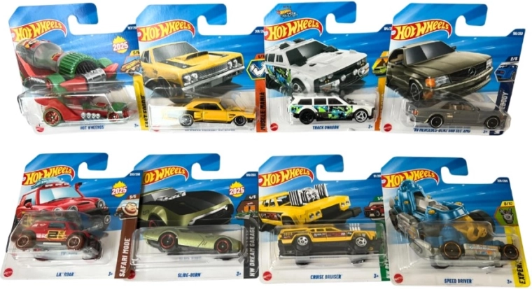 Разнообразни модели и типичният стил на Hot Wheels