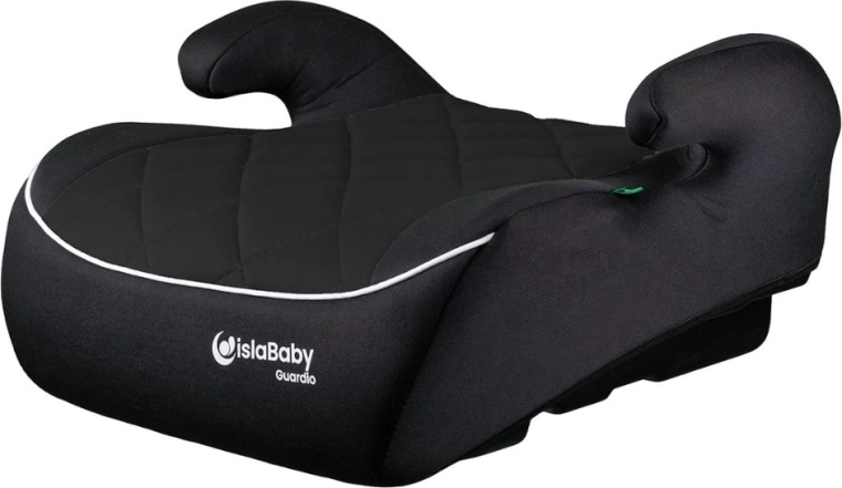 Седалка-бустер за кола IslaBaby Guardio за деца 125–150 см, черна