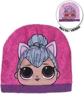 Purple fleece LOL Surprise hat