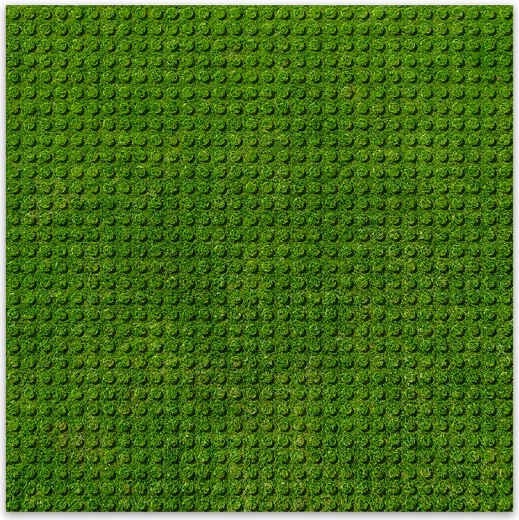 BRIXIES Plus дизайнерска строителна подложка трева 25,5 x 25,5 cm
