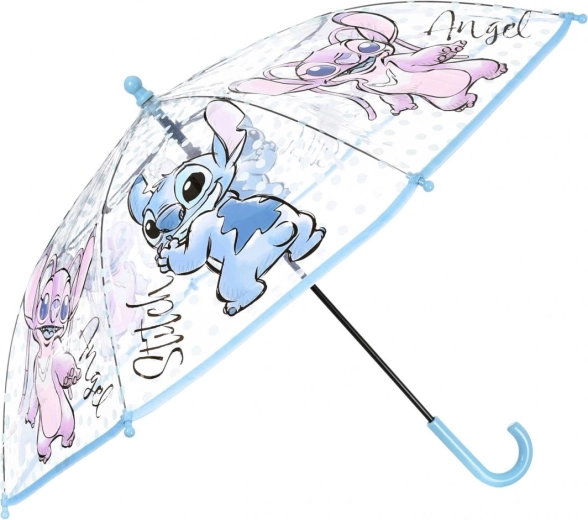 Children’s transparent Disney Lilo & Stitch umbrella - 1 piece