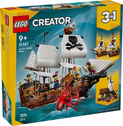 LEGO Creator 3 в 1 легендарен пиратски кораб