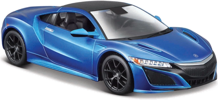 Maisto Acura NSX 2018 die-cast model 1:24 in blue metallic