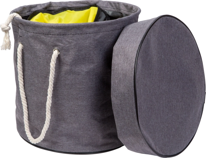 Foldable Toy Mat with Storage Basket Ø 135 cm