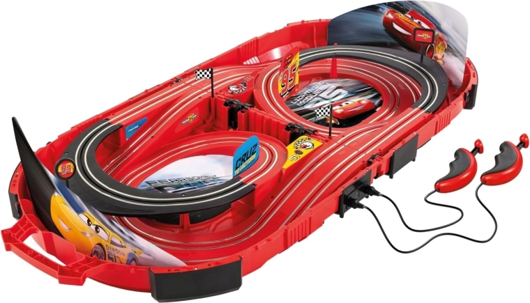 Racing track in a portable case