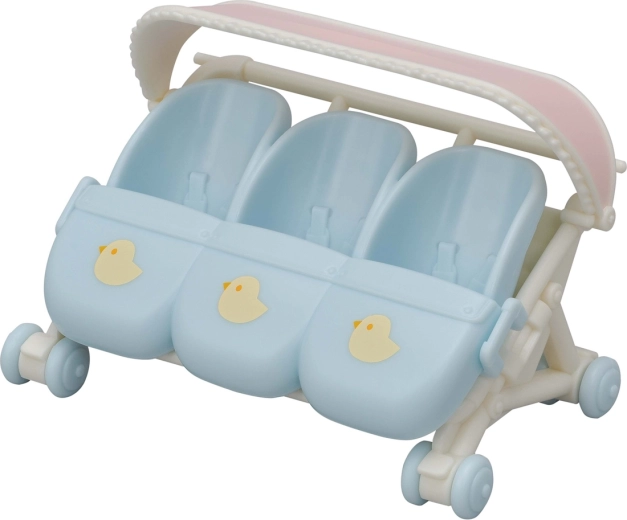 Количка за тризнаци Sylvanian Families