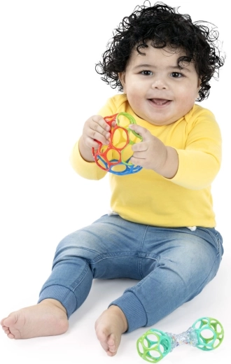 Sensory fun with a rattle
