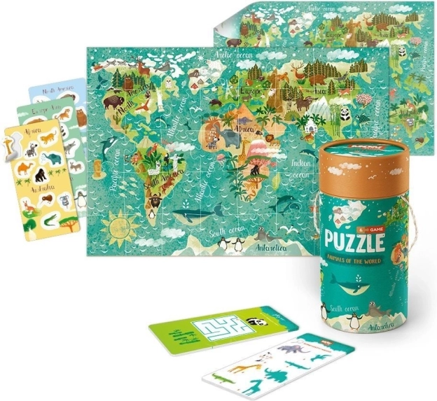 Dodo set of puzzles, games and accessories – world animals