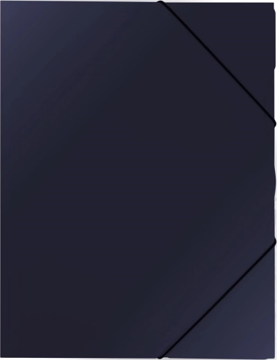 Folder with Elastic Band A4 Blue
