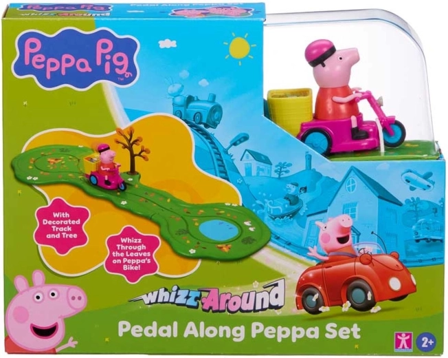 Peppa Pig play set with bicycle