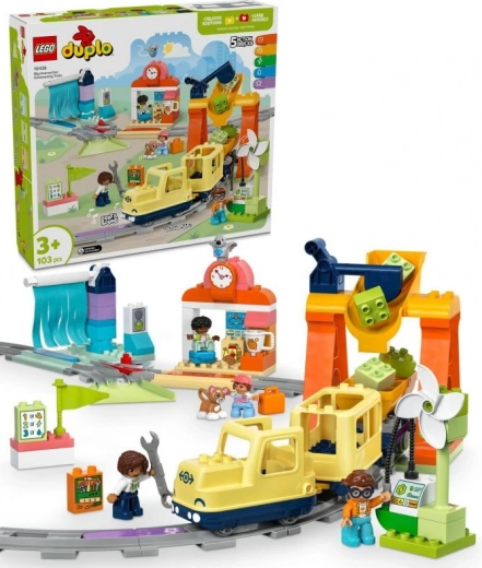 LEGO® DUPLO® 10428 Голям интерактивен общностен влак