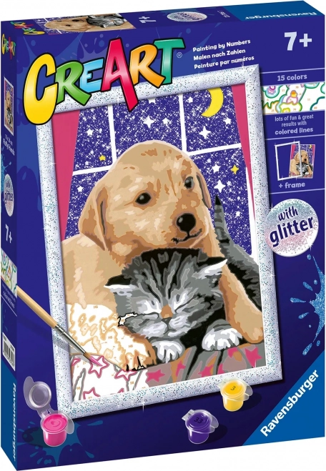 CreArt Fluffy Friends – paint by numbers