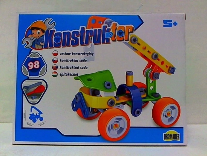 Construction building set – vehicle (98 pieces)