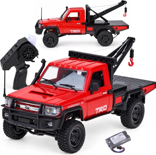 RC Toyota Land Cruiser 4×4 Off-Road Tow Truck with Winch 1:12