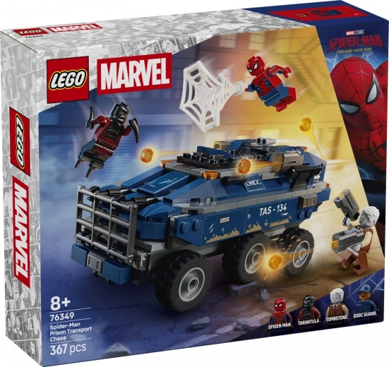 LEGO Marvel Преследването на Спайдър-Мен на затворническия транспортьор