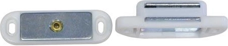 Magnetic catch white (set of 10 pcs)