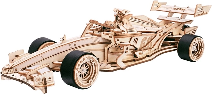 3D Wooden Puzzle Racing Car