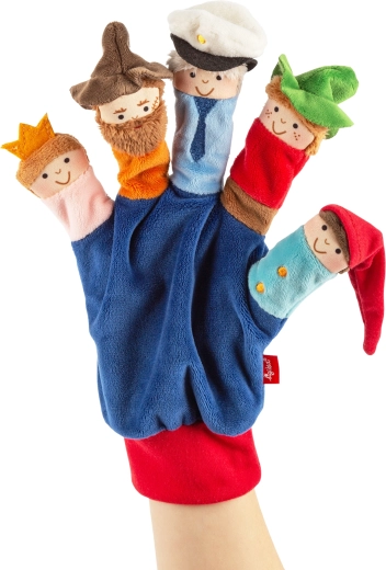 Sigikid plush glove puppet – police officer