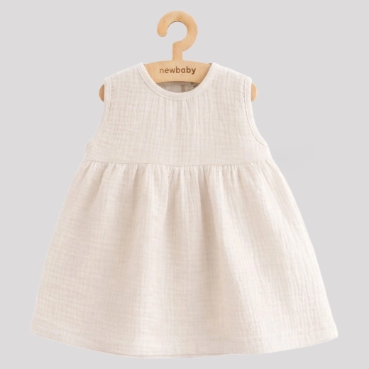 Муселинова бебешка рокля New Baby Ella linen