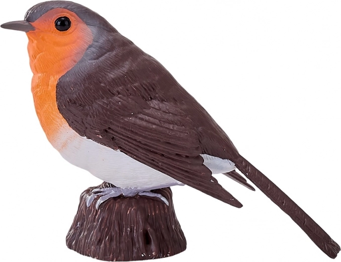Mojo European robin – realistic plastic figurine