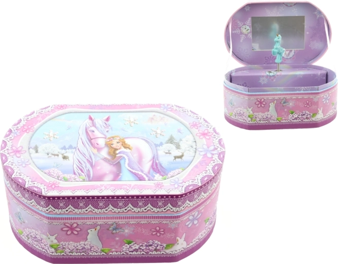 Magical music and rotating ballerina
