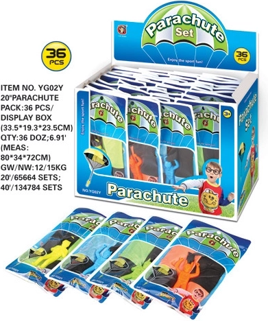 Parachutist Toy 4 Colors