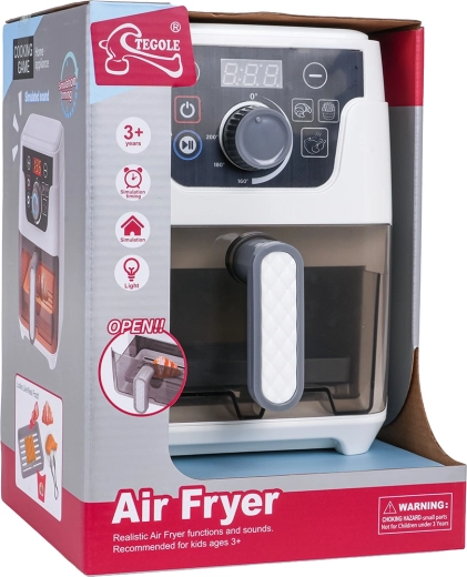 Kids’ air fryer with lights and sounds + accessories
