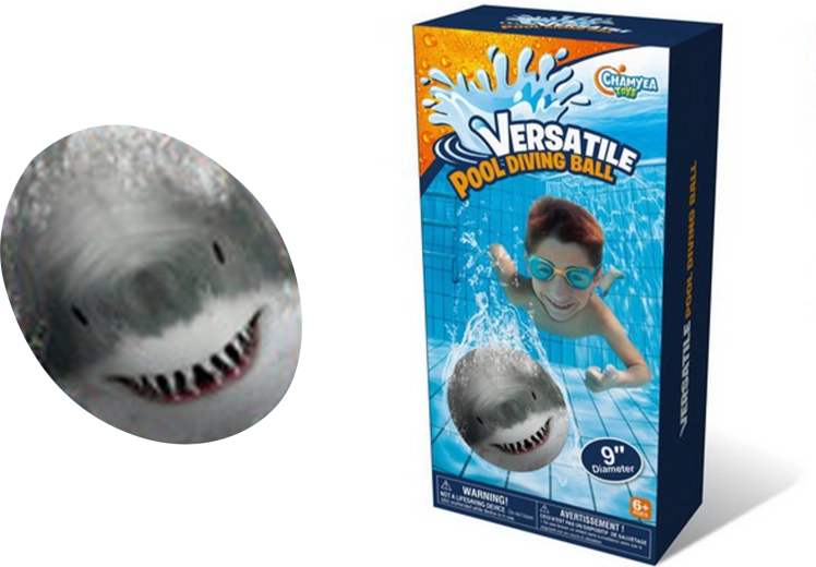 Water Ball with Shark 23 cm