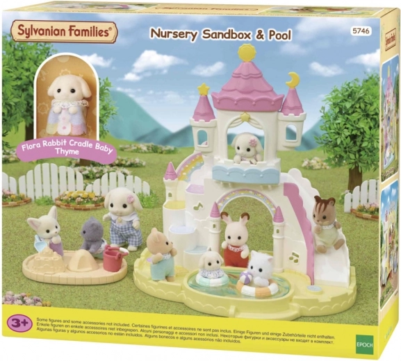 Sylvanian Families детска площадка с пързалка и басейн