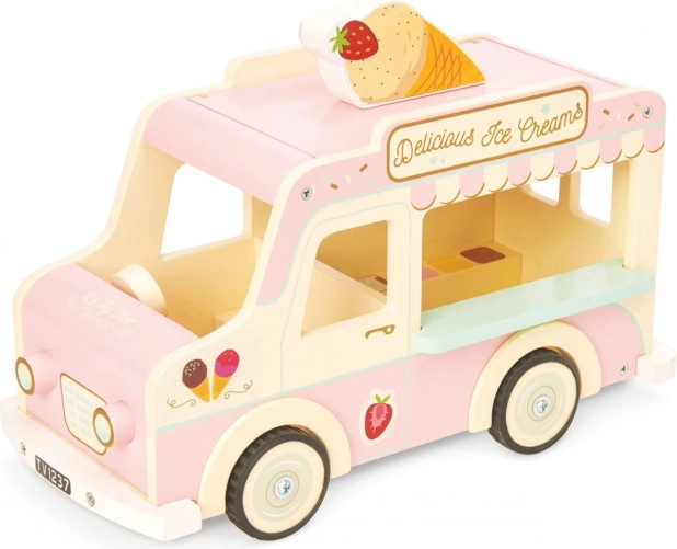 Le Toy Van дървена количка за сладолед