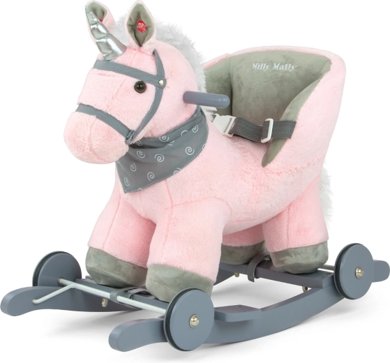 Milly Mally Polly Pink Rocking Unicorn