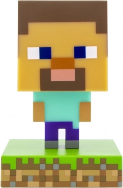 Декоративна лампа, вдъхновена от играта Minecraft – Стив