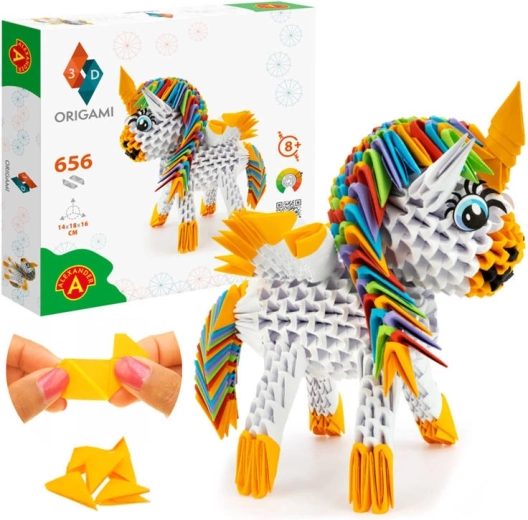 ALEXANDER 3D оригами – еднорог, 656 части