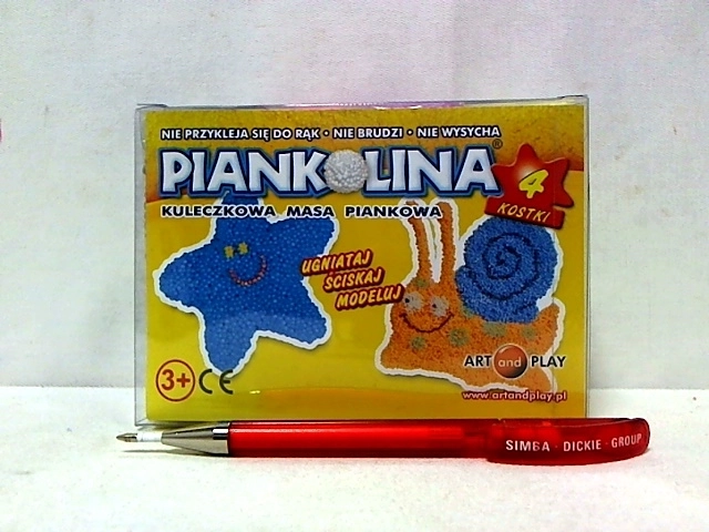 Piankolina Yellow Modeling Dough 4 Cubes