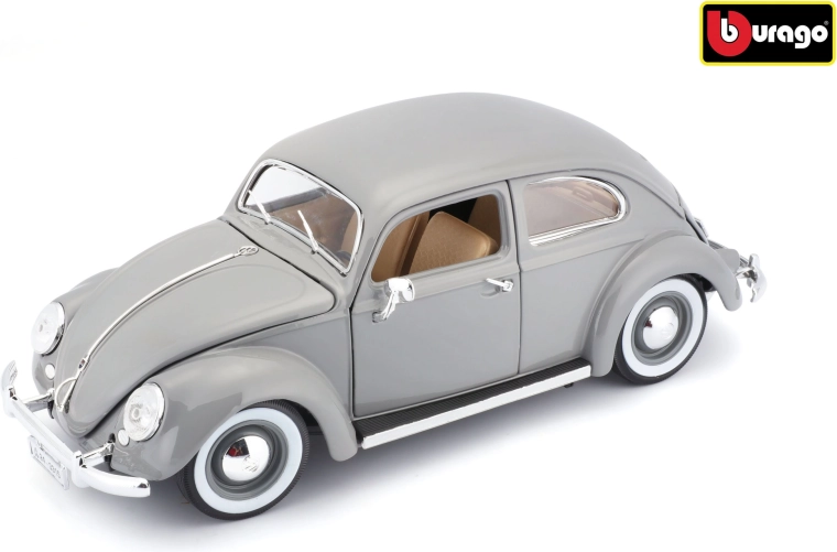 Volkswagen Käfer-Beetle 1955 Model Car, Grey, 1:18